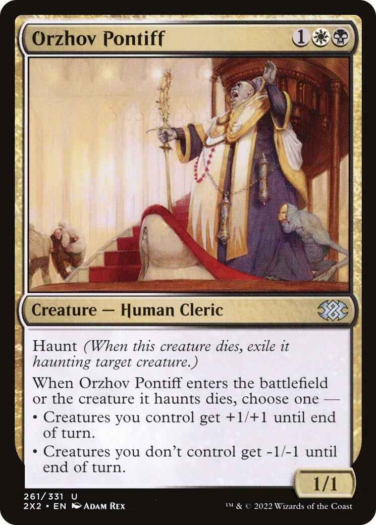 Image for Orzhov Pontiff (Double Masters 2022) (261) - Magic: The Gathering