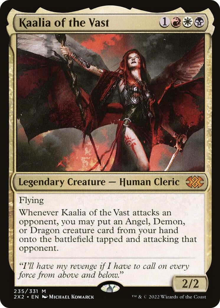 Image for Kaalia of the Vast (Double Masters 2022) (235) - Magic: The Gathering