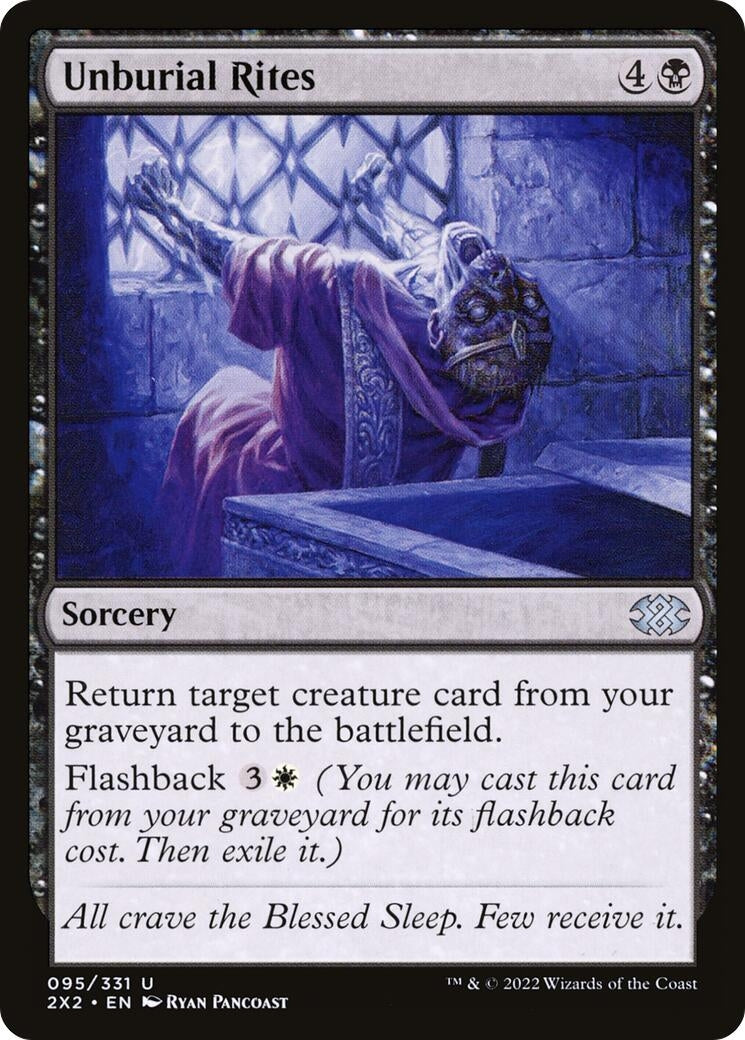 Image for Unburial Rites (Double Masters 2022) (95) - Magic: The Gathering
