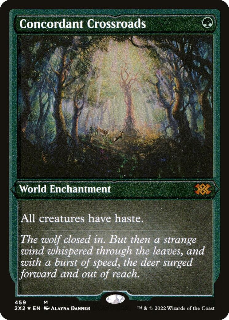 Image for Concordant Crossroads (Foil Etched) (Double Masters 2022) (459) - Magic: The Gathering