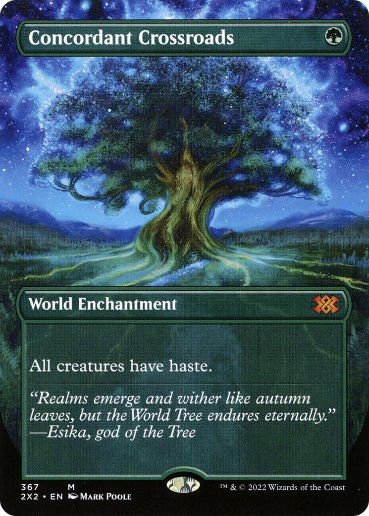 Image for Concordant Crossroads (Borderless) (Double Masters 2022) (367) - Magic: The Gathering