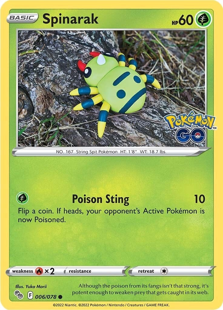 Image for Spinarak (Pokemon GO) (006/078) - Pokemon