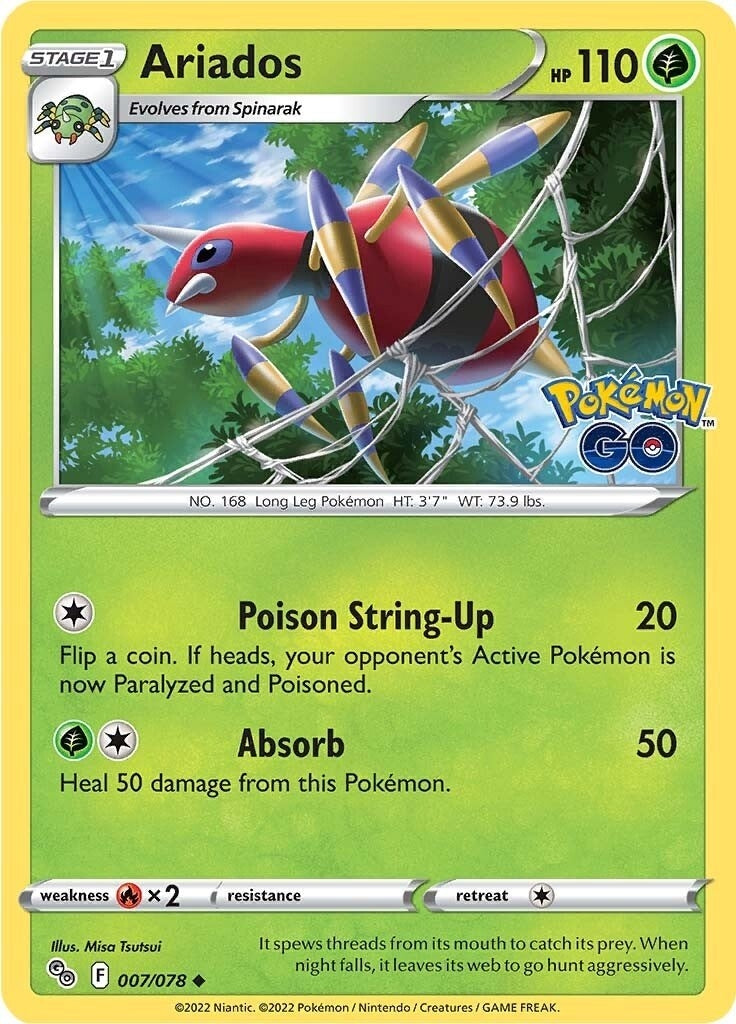 Image for Ariados (Pokemon GO) (007/078) - Pokemon