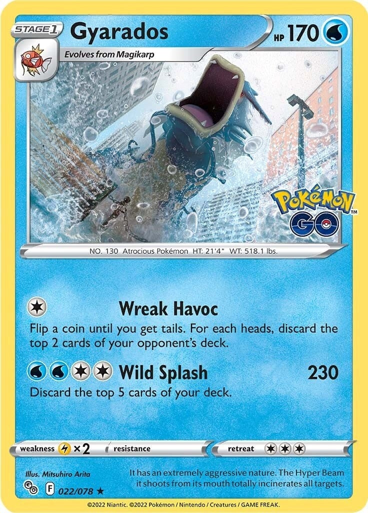Image for Gyarados (Pokemon GO) (022/078) - Pokemon