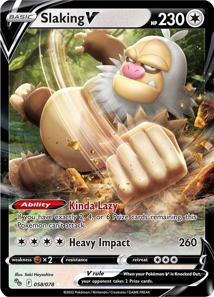 Image for Slaking V (Pokemon GO) (058/078) - Pokemon