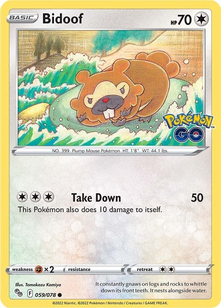 Image for Bidoof (Pokemon GO) (059/078) - Pokemon