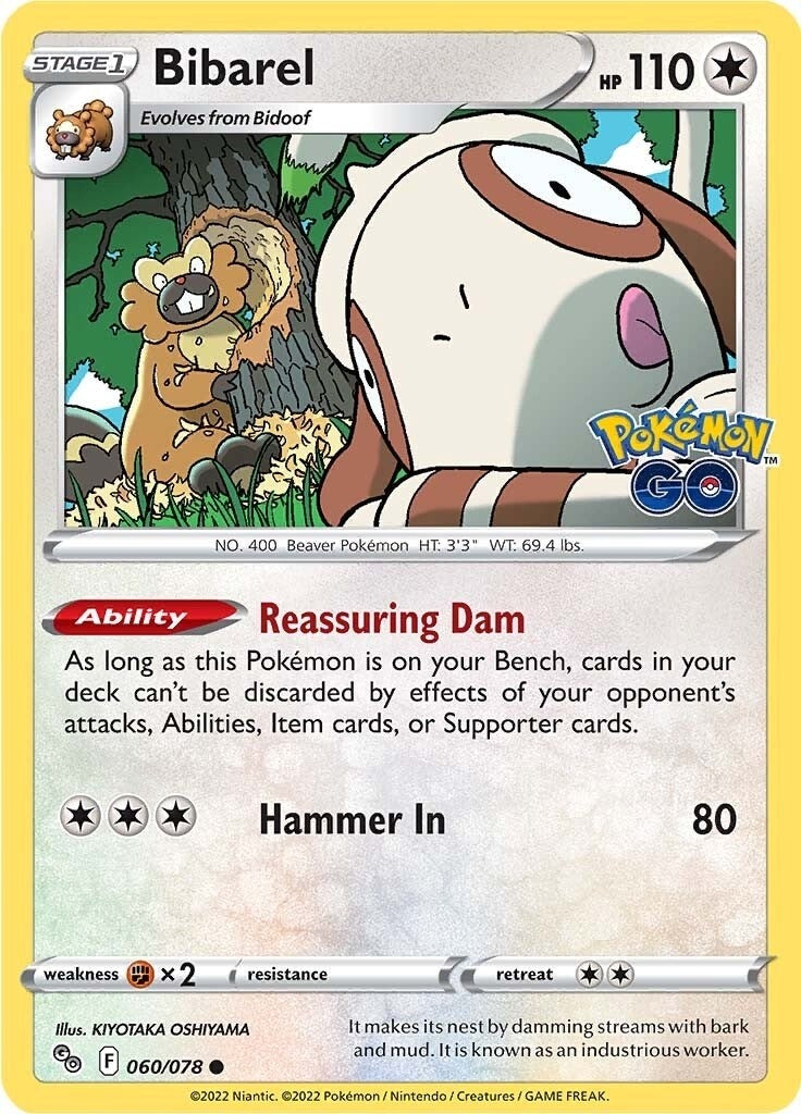 Image for Bibarel (Pokemon GO) (060/078) - Pokemon