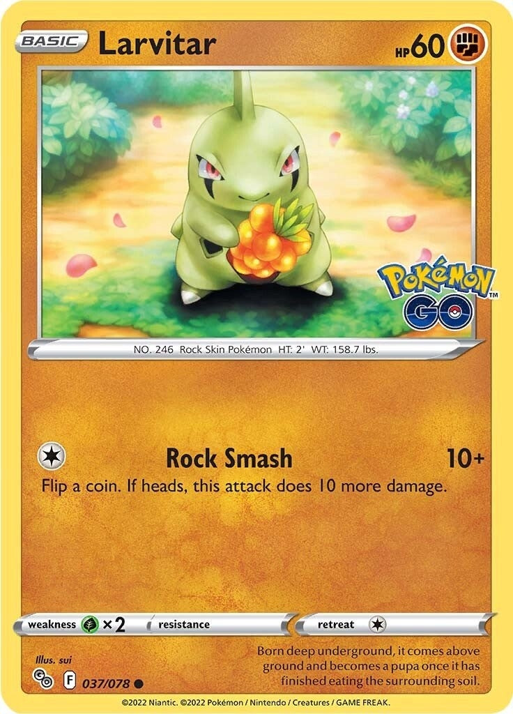 Image for Larvitar (Pokemon GO) (037/078) - Pokemon