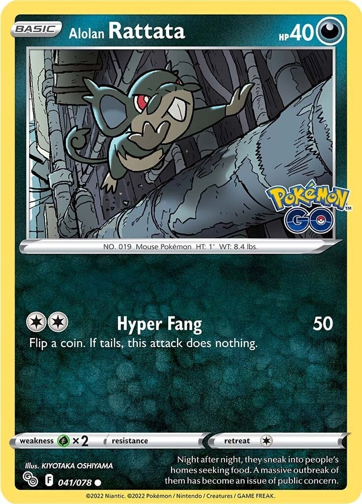 Image for Alolan Rattata (Pokemon GO) (041/078) - Pokemon
