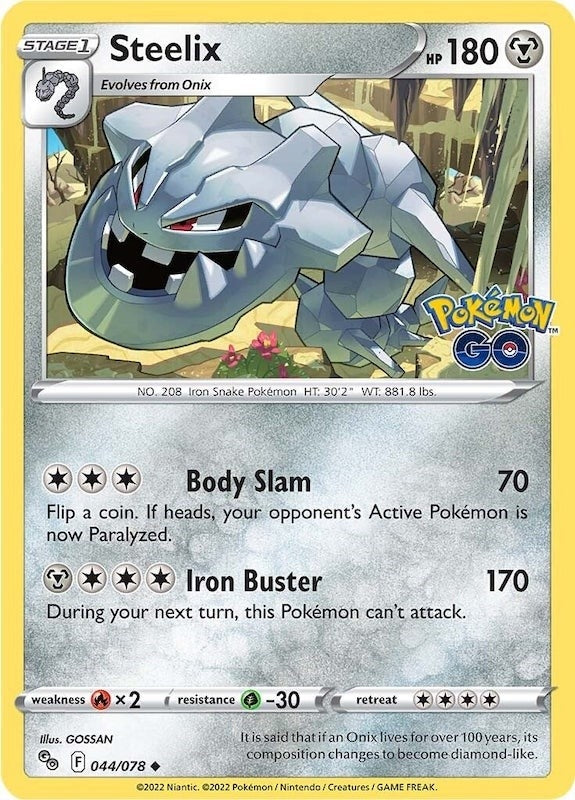 Image for Steelix (Pokemon GO) (044/078) - Pokemon