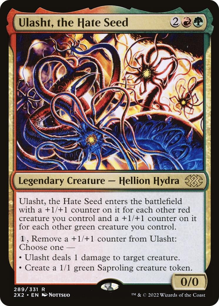Image for Ulasht, the Hate Seed (Double Masters 2022) (289) - Magic: The Gathering