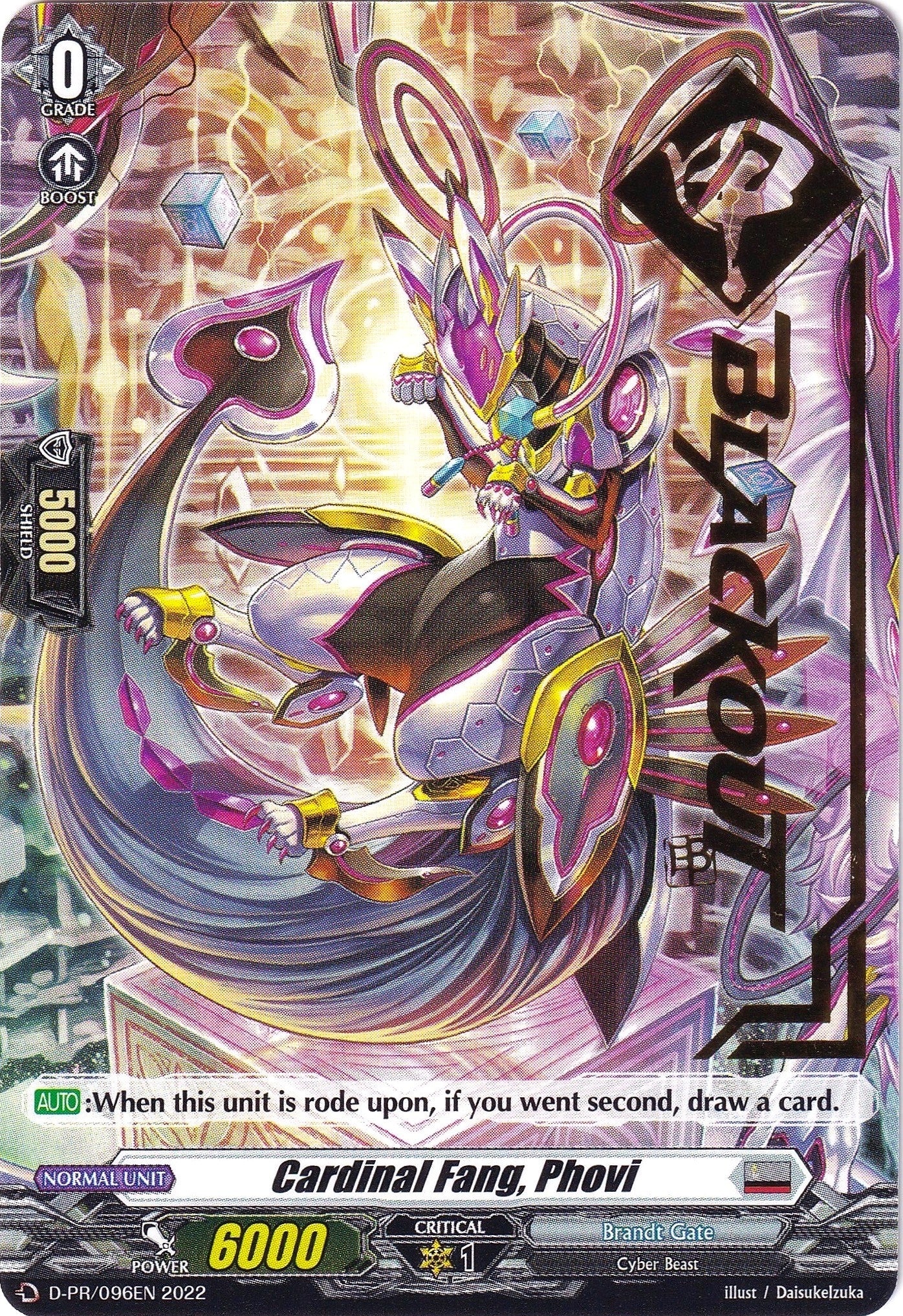 Image for Cardinal Fang, Phovi (Hot Stamped) (D Promo Cards) (D-PR/096EN 2022) - Cardfight Vanguard