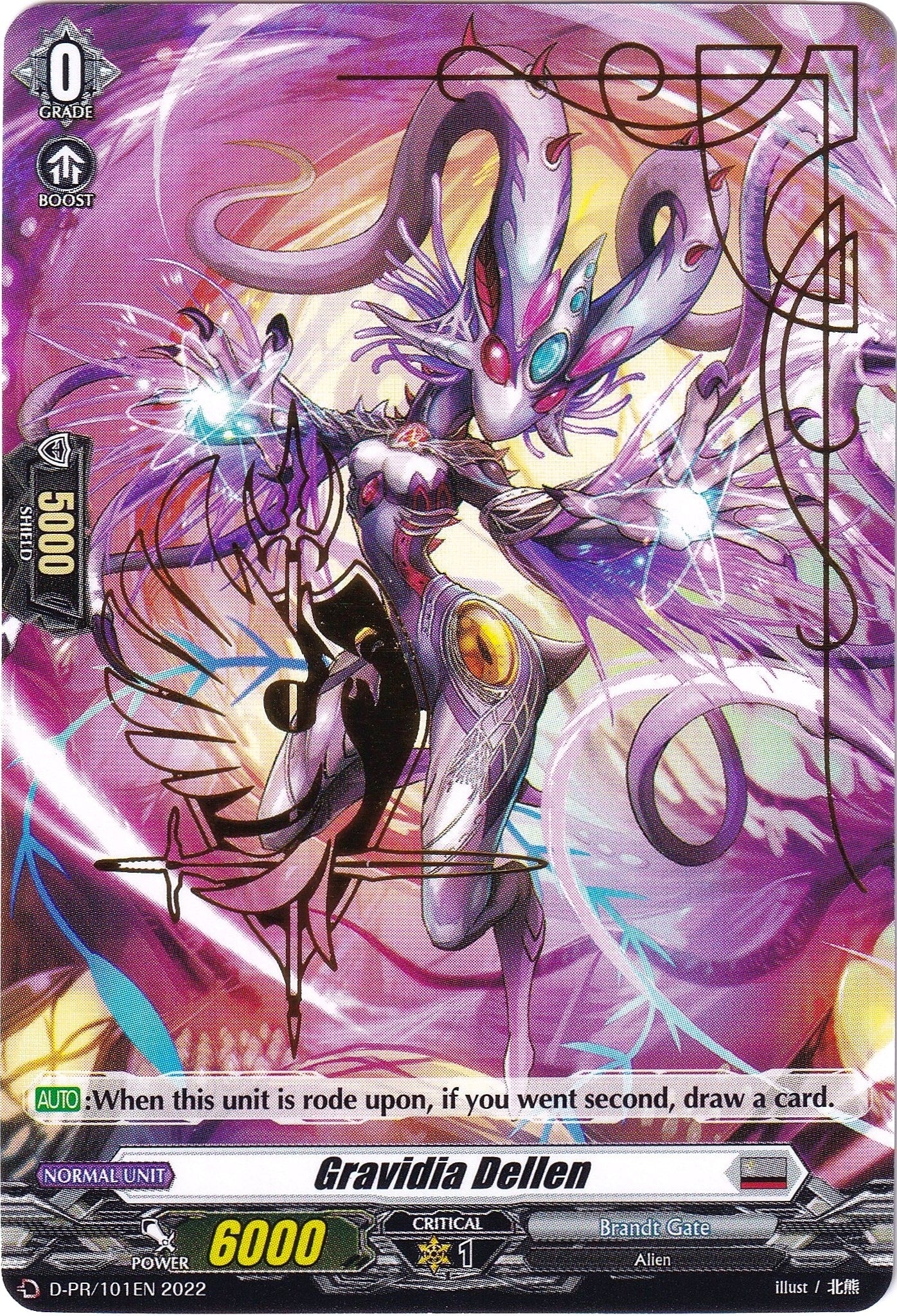 Image for Gravidia Dellen (Hot Stamped) (D Promo Cards) (D-PR/101EN 2022) - Cardfight Vanguard