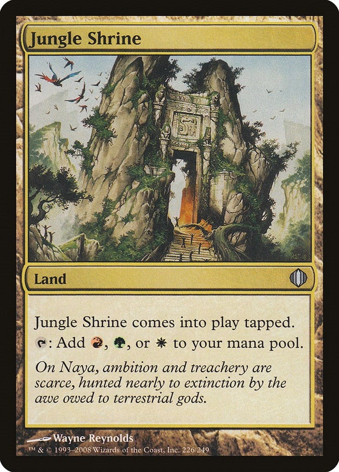 Image for Jungle Shrine (Shards of Alara) (226) - Magic: The Gathering