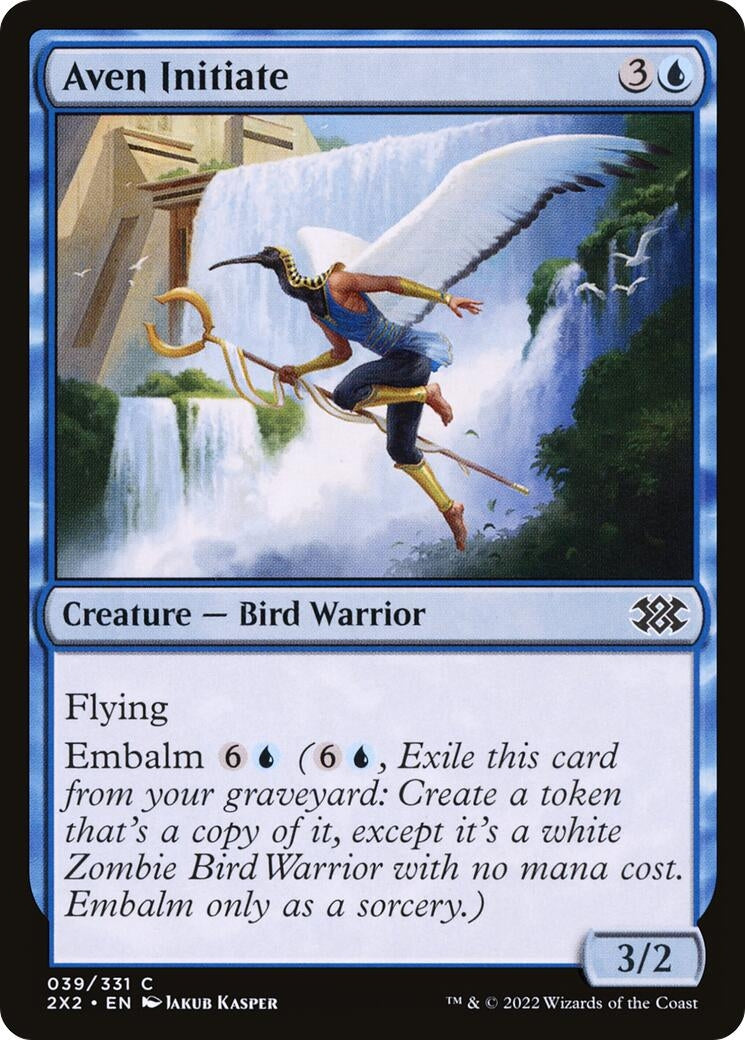 Image for Aven Initiate (Double Masters 2022) (39) - Magic: The Gathering