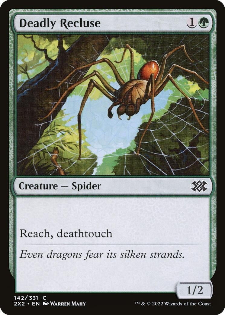 Image for Deadly Recluse (Double Masters 2022) (142) - Magic: The Gathering