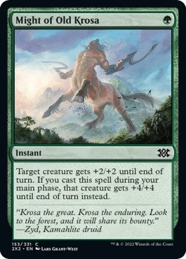 Image for Might of Old Krosa (Double Masters 2022) (153) - Magic: The Gathering