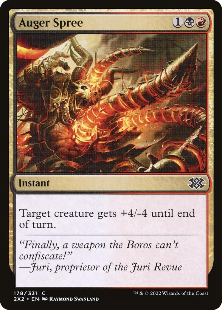 Image for Auger Spree (Double Masters 2022) (178) - Magic: The Gathering