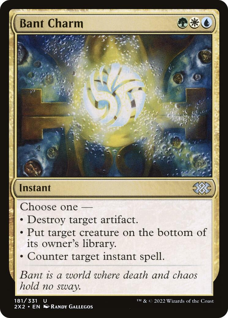 Image for Bant Charm (Double Masters 2022) (181) - Magic: The Gathering