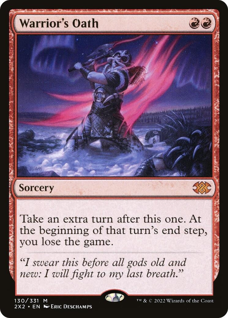 Image for Warrior's Oath (Double Masters 2022) (130) - Magic: The Gathering