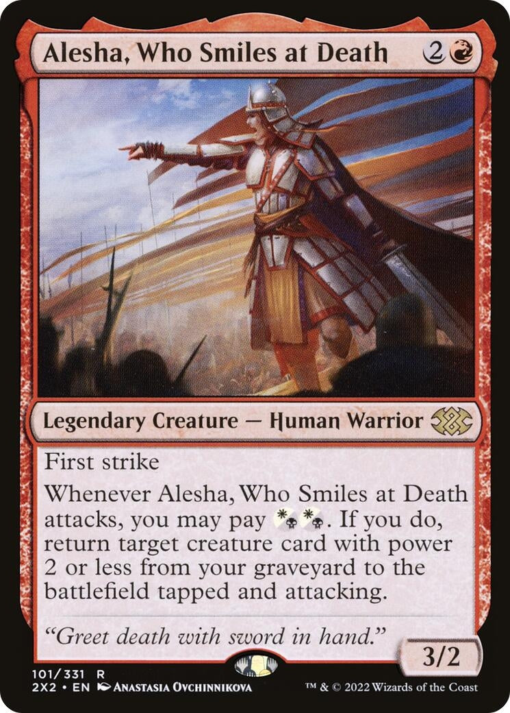 Image for Alesha, Who Smiles at Death (Double Masters 2022) (101) - Magic: The Gathering
