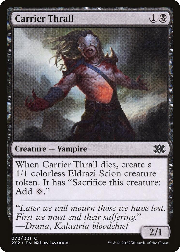 Image for Carrier Thrall (Double Masters 2022) (72) - Magic: The Gathering