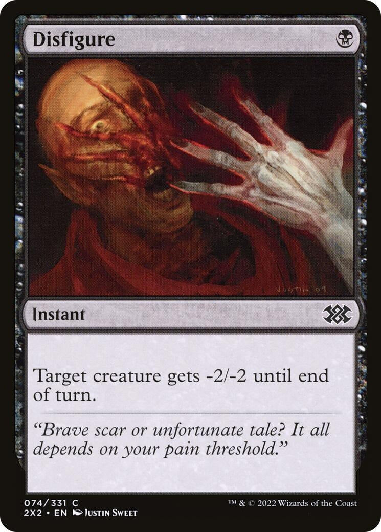 Image for Disfigure (Double Masters 2022) (74) - Magic: The Gathering