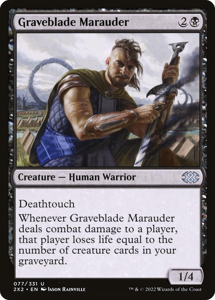Image for Graveblade Marauder (Double Masters 2022) (77) - Magic: The Gathering