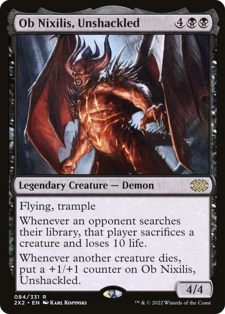 Image for Ob Nixilis, Unshackled (Double Masters 2022) (84) - Magic: The Gathering