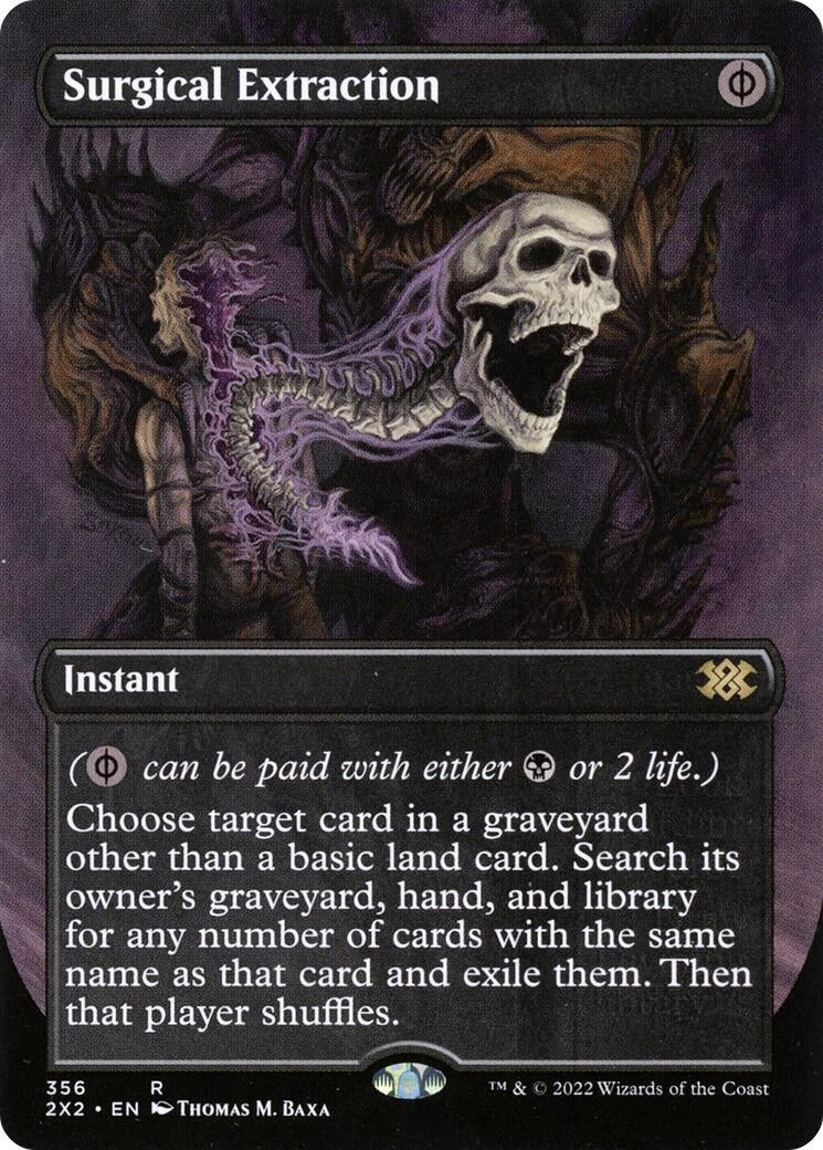 Image for Surgical Extraction (Borderless) (Double Masters 2022) (356) - Magic: The Gathering