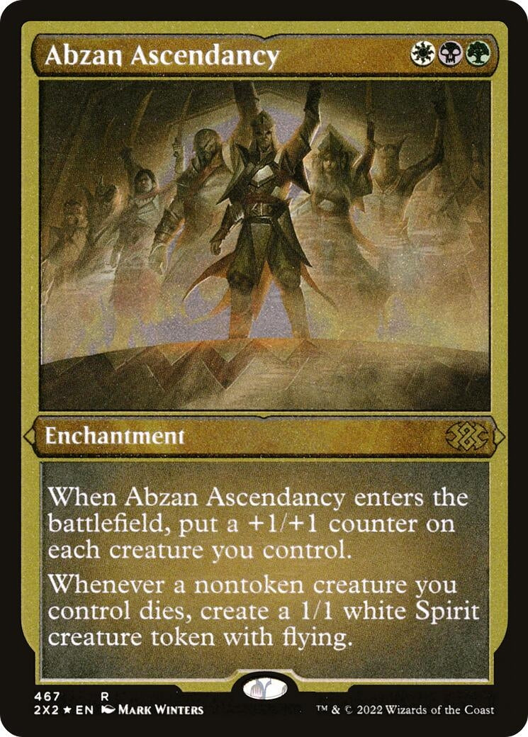 Image for Abzan Ascendancy (Foil Etched) (Double Masters 2022) (467) - Magic: The Gathering