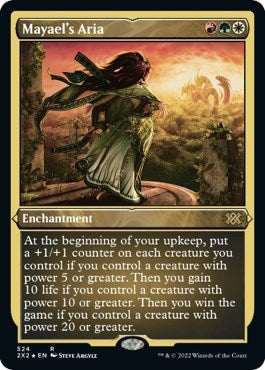 Image for Mayael's Aria (Foil Etched) (Double Masters 2022) (524) - Magic: The Gathering