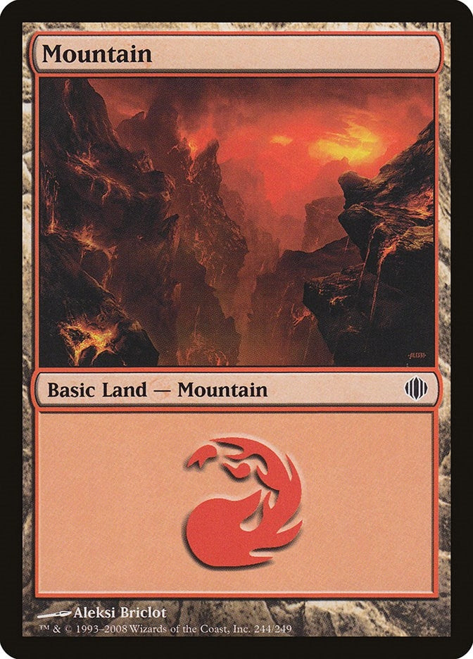 Image for Mountain (244) (Shards of Alara) (244) - Magic: The Gathering