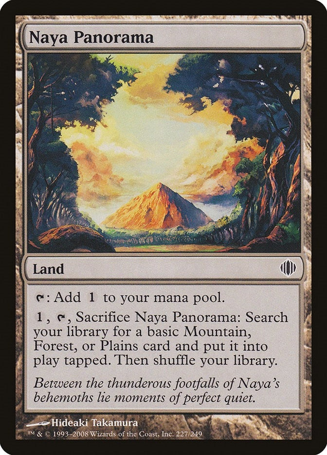 Image for Naya Panorama (Shards of Alara) (227) - Magic: The Gathering