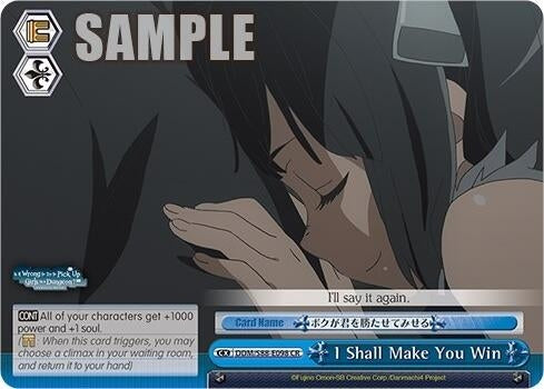 Image for I Shall Make You Win (Is it Wrong to Try to Pick Up Girls in a Dungeon?) (DDM/S88-E098 CR) - Weiss Schwarz