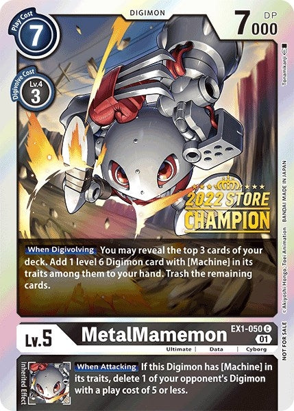 Image for MetalMamemon (2022 Store Champion) (EX01) (1050)