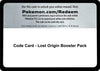 Image for Code Card - Lost Origin Booster Pack - Pokemon