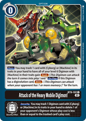 Image for Attack of the Heavy Mobile Digimon! (BT09) (9102)
