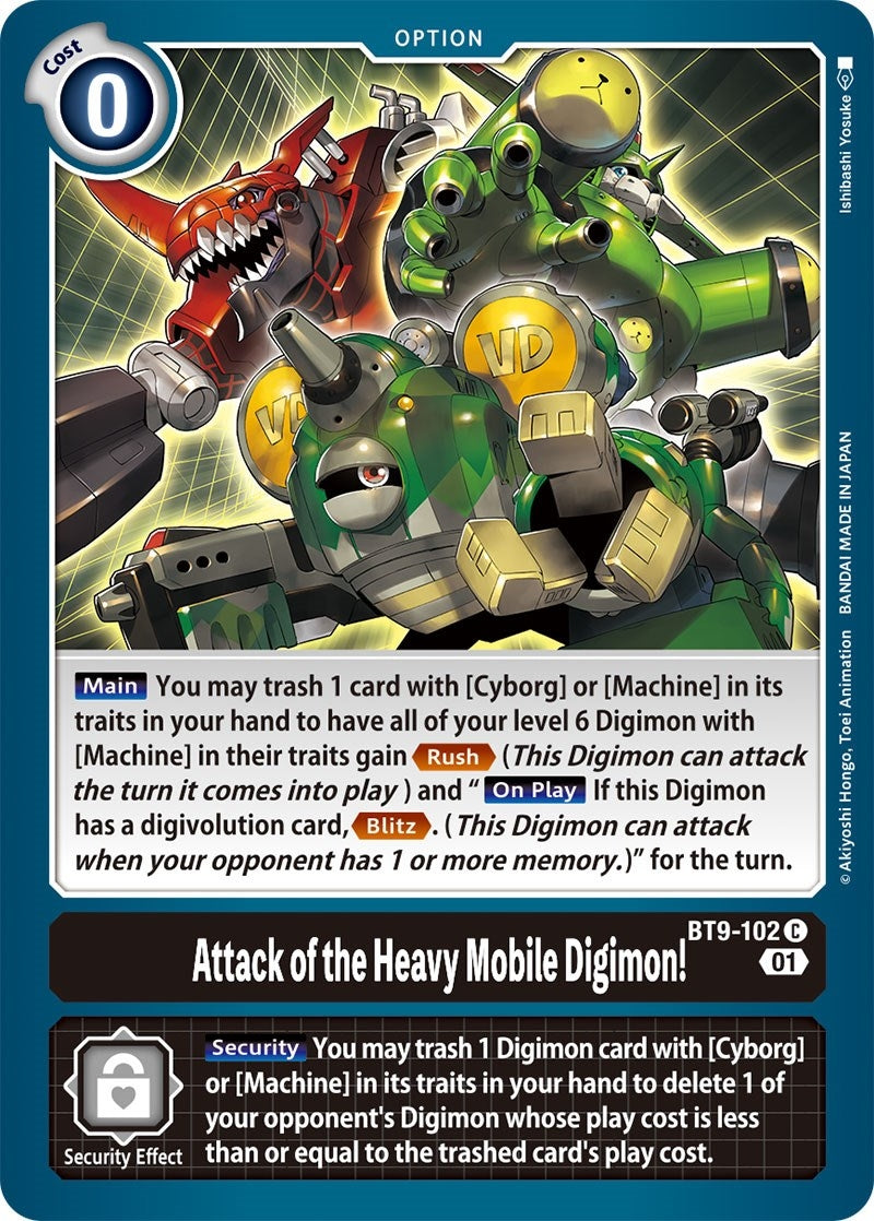 Image for Attack of the Heavy Mobile Digimon! (BT09) (9102)