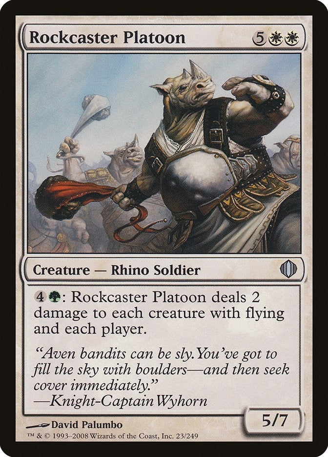 Image for Rockcaster Platoon (Shards of Alara) (23) - Magic: The Gathering