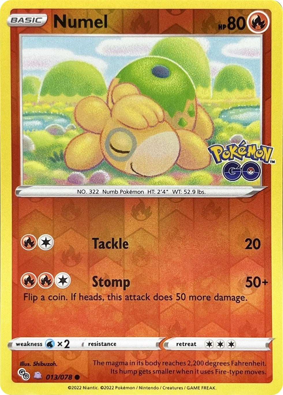 Image for Numel (Peelable Ditto) (Pokemon GO) (013/078) - Pokemon