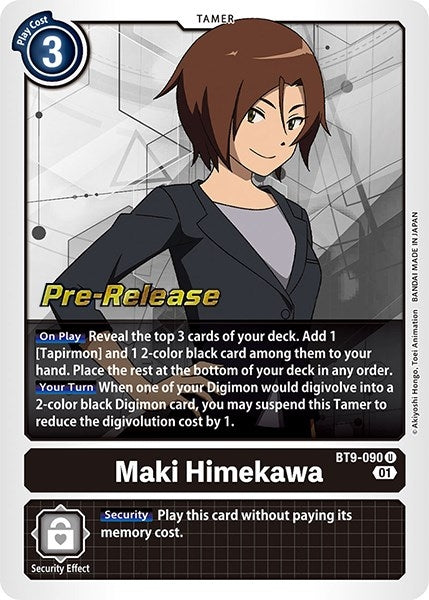 Image for Maki Himekawa (BT09_PR) (BT9-090 U) - Digimon Card Game