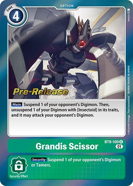 Image for Grandis Scissor (BT09_PR) (BT9-100 R) - Digimon Card Game