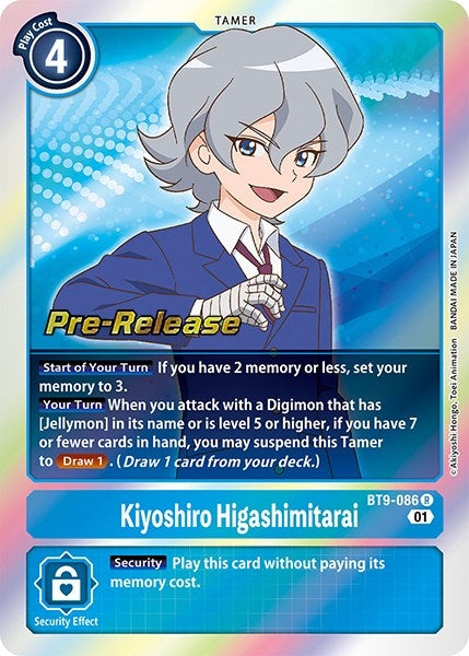 Image for Kiyoshiro Higashimitarai (BT09_PR) (BT9-086 R) - Digimon Card Game