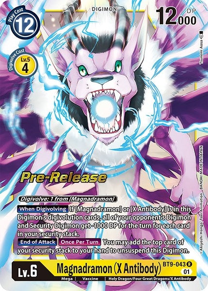 Image for Magnadramon (X Antibody) (BT09_PR) (BT9-043 R) - Digimon Card Game