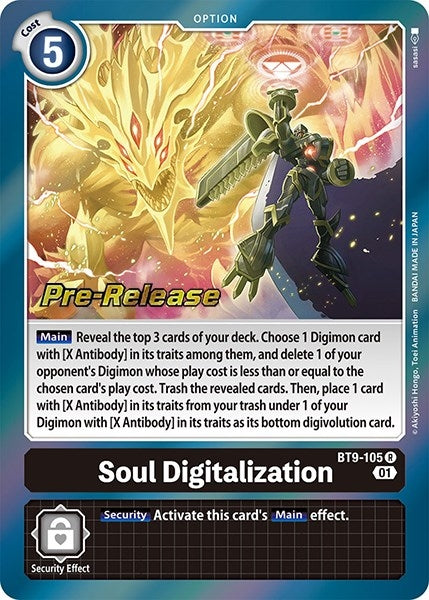 Image for Soul Digitalization (BT09_PR) (BT9-105 R) - Digimon Card Game