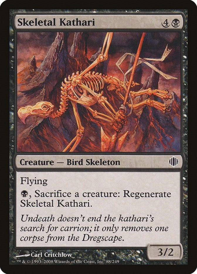 Image for Skeletal Kathari (Shards of Alara) (88) - Magic: The Gathering