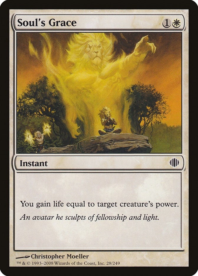 Image for Soul's Grace (Shards of Alara) (28) - Magic: The Gathering