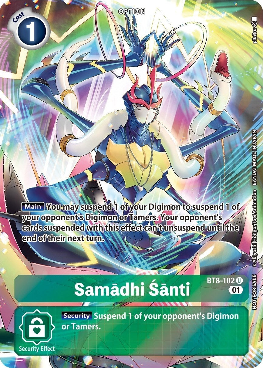 Image for Samadhi Santi (Summer 2022 Dash Pack) (BT8-102 U) [New Awakening] - Digimon Card Game