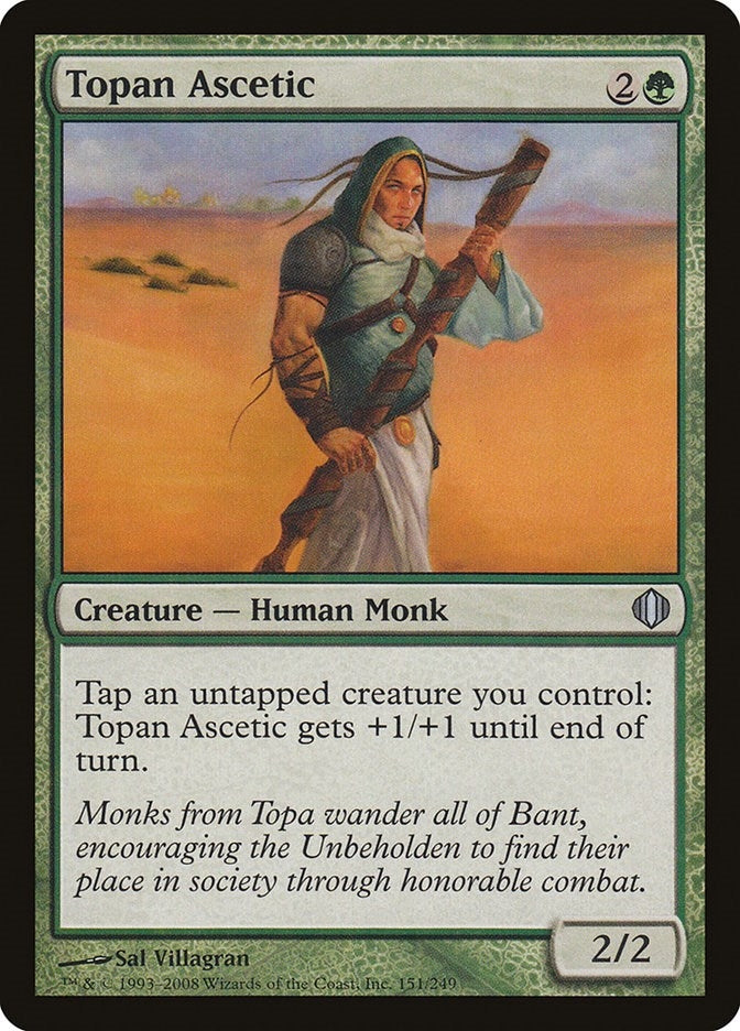 Image for Topan Ascetic (Shards of Alara) (151) - Magic: The Gathering